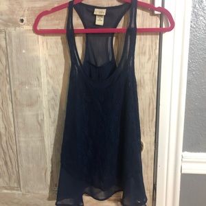 Daytrip blouse in navy blue